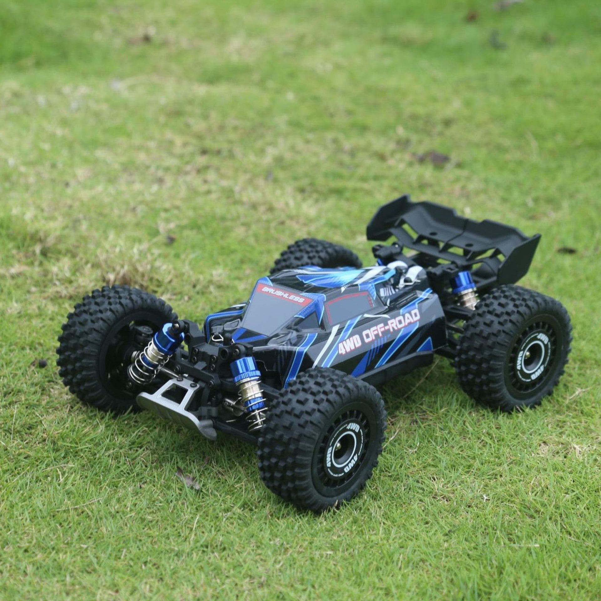 Four-wheel Drive Brushless Remote Control Speed Car Bigfoot Model Toy - One Red Hill